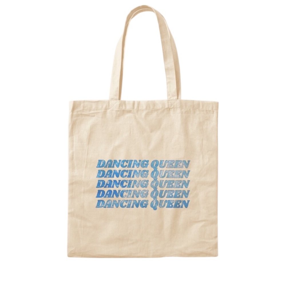 Dancing Queen Canvas Reusable Tote